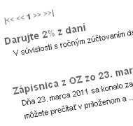 Modul článok RSS