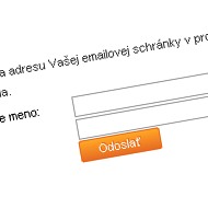 Modul zabudnuté heslo